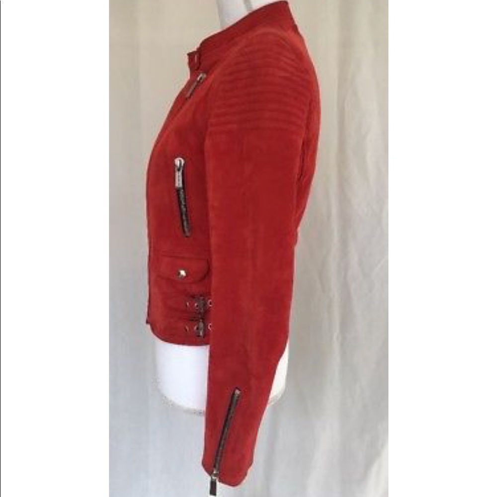 Barbara Bui Moto biker suede jacket - Picture 7 of 7